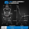 Превью 7-Point Massage Gaming Chair with Footrest — Smart Chairs, Douxlife