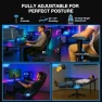 Превью 7-Point Massage Gaming Chair with Footrest — Smart Chairs, Douxlife