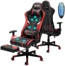 Превью 7-Point Massage Gaming Chair with Footrest — Smart Chairs, Douxlife