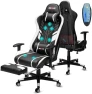 Превью 7-Point Massage Gaming Chair with Footrest — Smart Chairs, Douxlife