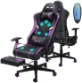 Превью 7-Point Massage Gaming Chair with Footrest — Smart Chairs, Douxlife