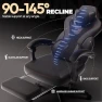 Превью Fabric Gaming Chair with Footrest — Smart Chairs, Dowinx