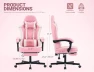 Превью Gaming Chair with Footrest, Ergonomic High Back Computer Chair — Smart Chairs, Mistpeople