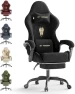 Превью Gaming Chair with Footrest Massage Lumbar Cushion — Smart Chairs, Generic