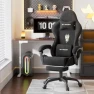 Превью Gaming Chair with Footrest Massage Lumbar Cushion — Smart Chairs, Generic