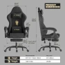 Превью Gaming Chair with Footrest Massage Lumbar Cushion — Smart Chairs, Generic