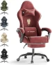 Превью Gaming Chair with Footrest Massage Lumbar Cushion — Smart Chairs, Generic