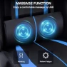 Превью Gaming Chair with LED RGB Lights with Massage and Footrest — Smart Chairs, HOFFREE