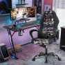 Превью Gaming Chair With Massager, Ergonomic Office Video Gaming Computer Leather Desk Racing, Comfy Massage Silla Gamer for... — Smart Chairs, Capacmkseh