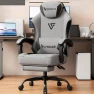 Превью Gaming Chair with Mesh Fabric, Adjustable Lumbar Support, Footrest and Headrest — Smart Chairs, Vonesse