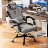 Превью Gaming Chair with Mesh Fabric, Adjustable Lumbar Support, Footrest and Headrest — Smart Chairs, Vonesse