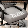 Превью Gaming Chair with Mesh Fabric, Adjustable Lumbar Support, Footrest and Headrest — Smart Chairs, Vonesse