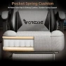 Превью Gaming Chair with Mesh Fabric, Adjustable Lumbar Support, Footrest and Headrest — Smart Chairs, Vonesse