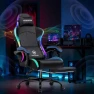 Превью Gaming Chair with Speakers, RGB LED Lights, Ergonomic Chair with Footrest, Linkage Armrest — Smart Chairs, GTPLAYER