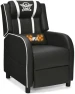 Превью Gaming Recliner with Massage, Adjustable Footrest & Side Pocket — Massage Chairs, GYMAX