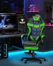Превью Green Gaming Chair with Footrest — Smart Chairs, Soontrans