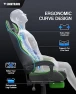 Превью Green Gaming Chair with Footrest — Smart Chairs, Soontrans