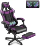 Превью Green Gaming Chair with Footrest — Smart Chairs, Soontrans