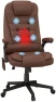 Превью High Back Vibration Massage Office Chair with 6 Vibration Points — Massage Chairs, HOMCOM