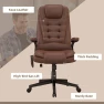 Превью High Back Vibration Massage Office Chair with 6 Vibration Points — Massage Chairs, HOMCOM