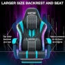 Превью LED Gaming Chair with Speakers and Massage — Smart Chairs, HOFFREE