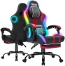 Превью LED Gaming Chair with Speakers and Massage — Smart Chairs, HOFFREE
