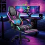 Превью LED Gaming Chair with Speakers and Massage — Smart Chairs, HOFFREE