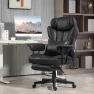 Превью Massage Executive Office Chair with 6 Vibration Points, Heated, Foot Rest, Lumbar Support — Smart Chairs, HOMCOM