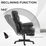 Превью Massage Executive Office Chair with 6 Vibration Points, Heated, Foot Rest, Lumbar Support — Smart Chairs, HOMCOM
