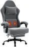 Превью Massage Gaming Chair with Lumbar Support and Footrest — Smart Chairs, Bstyjqxh