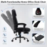 Превью Massage Office Chair with Heat, 7 Points Vibration, Ergonomic Executive Chair with Footrest — Massage Chairs, HOFFREE