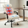 Превью Massage Office Chair with Heat, 7 Points Vibration, Ergonomic Executive Chair with Footrest — Massage Chairs, HOFFREE