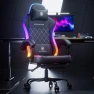 Превью RGB Gaming Chair with Footrest, Massage, LED Lights, Lumbar Support — Smart Chairs, GTPLAYER