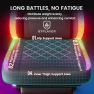 Превью RGB Gaming Chair with Footrest, Massage, LED Lights, Lumbar Support — Smart Chairs, GTPLAYER