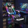 Превью RGB Gaming Chair with LED Lights, Massage, and Footrest — Smart Chairs, VANSPACE