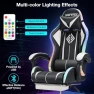 Превью RGB Gaming Chair with LED Lights, Massage, and Footrest — Smart Chairs, VANSPACE