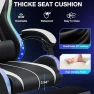 Превью RGB Gaming Chair with LED Lights, Massage, and Footrest — Smart Chairs, VANSPACE