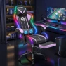 Превью RGB Gaming Chair with LED Lights, Massage, and Footrest — Smart Chairs, VANSPACE