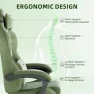 Превью Velvet Fabric Gaming Chair with Footrest and Massage Lumbar Cushion — Smart Chairs, Ferghana