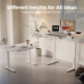 Превью 55 x 24 Inch Standing Desk with Drawers — Standing Desk, YDN
