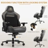 Превью Big and Tall Gaming Chair with Memory Foam Lumbar Support — Smart Chairs, Fantasylab