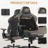 Превью Big and Tall Gaming Chair with Memory Foam Lumbar Support — Smart Chairs, Fantasylab