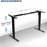 Превью Electric Stand Up Desk Frame Workstation, Frame Only — Standing Desk, VIVO