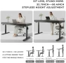 Превью Electric Standing Desk with 3 Drawers — Standing Desk, Dongge