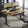 Превью Electric Standing Desk with 4 Drawers and Storage Shelves — Standing Desk, ExaDesk