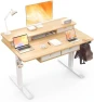 Превью Electric Standing Desk with 4 Drawers and Storage Shelves — Standing Desk, ExaDesk