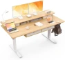 Превью Electric Standing Desk with 4 Drawers and Storage Shelves — Standing Desk, ExaDesk