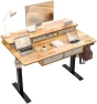 Превью Electric Standing Desk with 4 Drawers and Storage Shelves — Standing Desk, ExaDesk