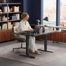 Превью Electric Standing Desk with Power Outlets and USB-C Port — Standing Desk, Huuger