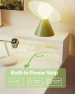Превью Electric Standing Desk with Shelf, Power Outlets & LED — Standing Desk, Agilestic